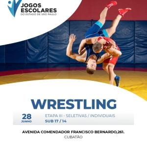 Seletiva Estadual de Wrestling define vagas para competições nacionais